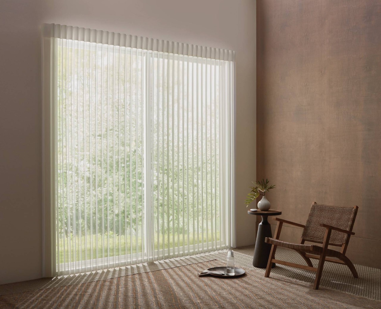 Motorized shades from Hunter Douglas, PowerView® Automation installed on shades near Richardson, TX